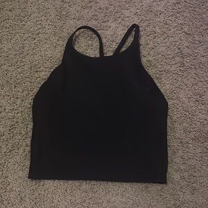 S Black Tank Activewear Padded Old Navy Top